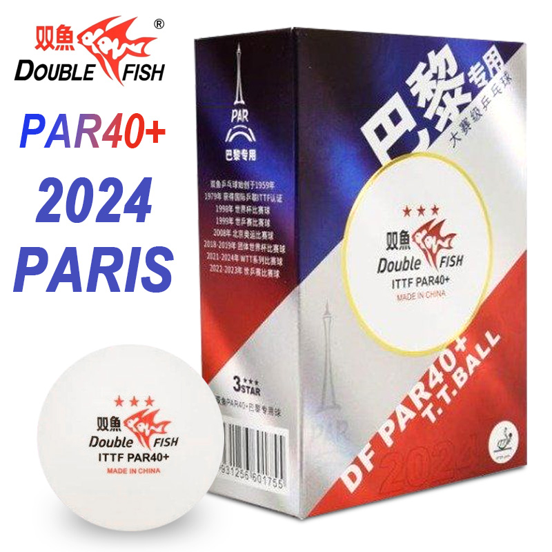 Table Tennis France - كرات تنس طاولة مزدوجة السمكة 40+