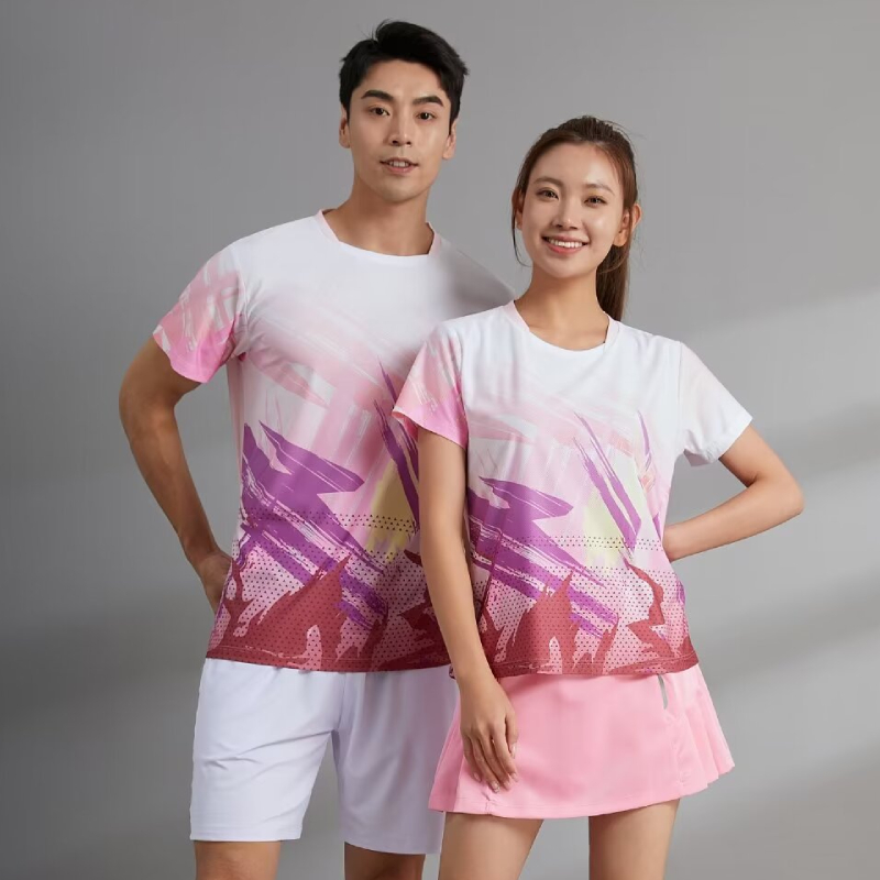 Table Tennis Jersey Design - قميص تنس للرجال والنساء ، تي