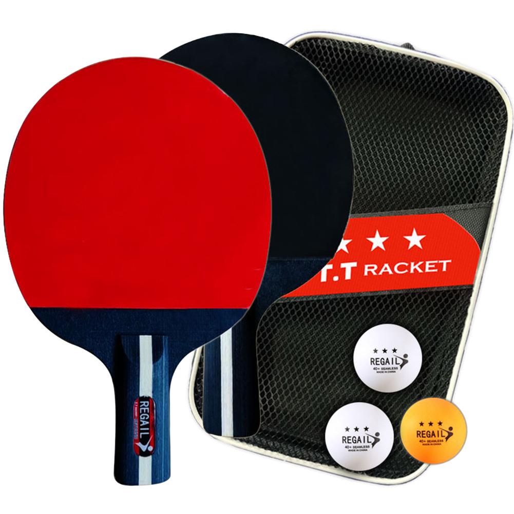 مضرب بينج بونج مع مضربين و3 كر - مراجعة Table Tennis Training China وسعره