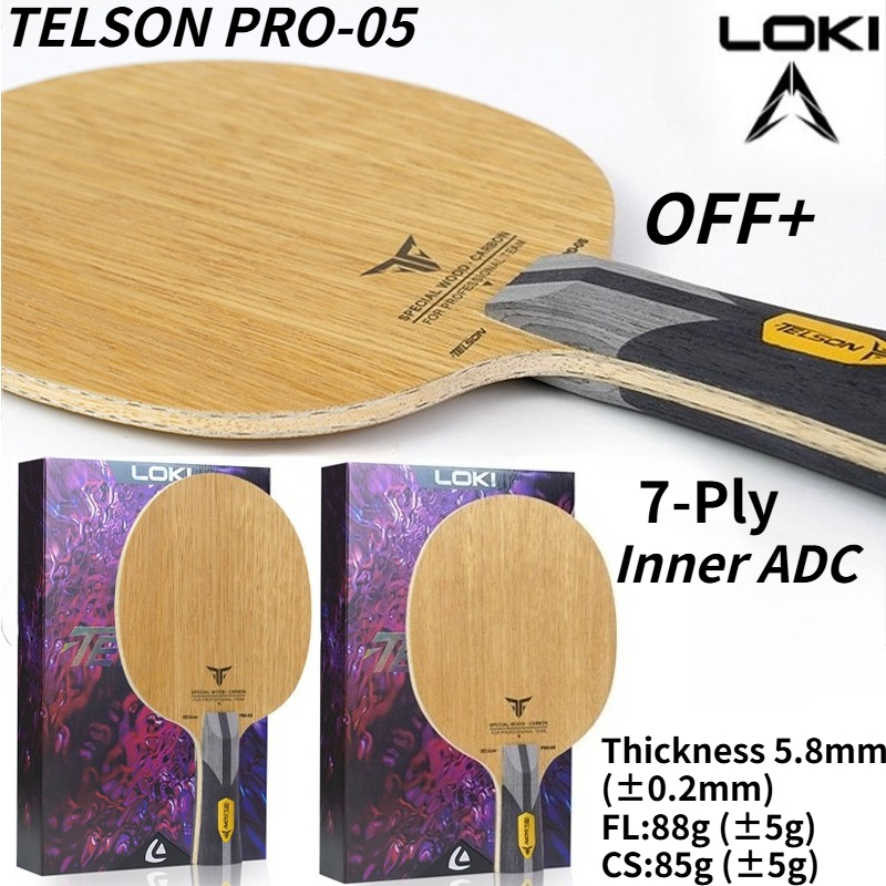 مضرب تنس طاولة LOKI TELSON PRO - مراجعة Table Tennis Zlc وسعره