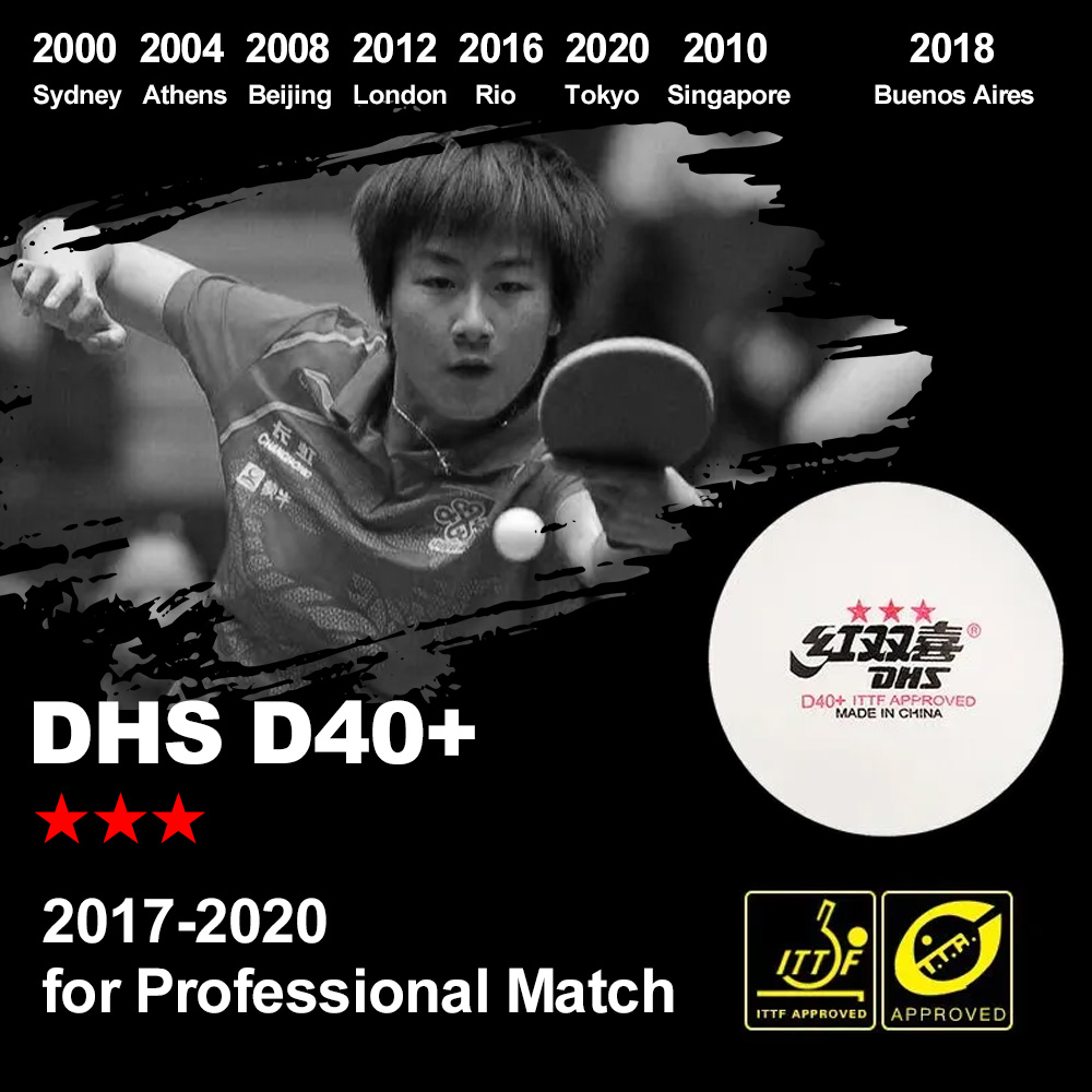 DHS D40 + DJ40 + كرات بينغ بون - مراجعة Table Tennis Zlc وسعره